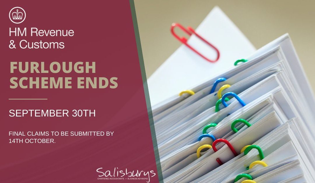 Coronavirus Job Retention Scheme (furlough) finishes at the end of September 2021