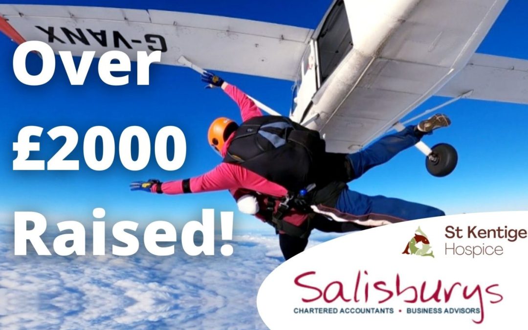 Over £2000 Raised for St Kentigern’s Hospice with Charity Skydive