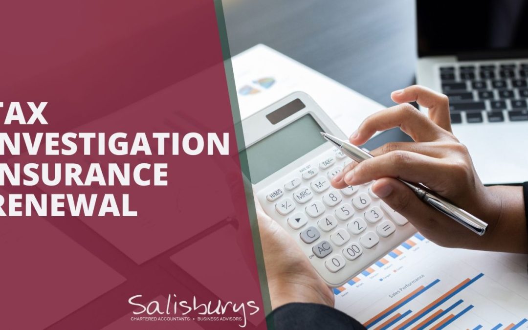 Tax Investigation Insurance Renewal