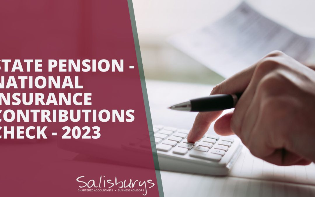 State Pension – National Insurance Contributions Check 2023